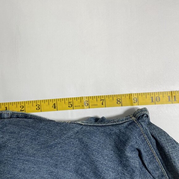 Abercrombie & Fitch Flare Jeans Size 2 Distressed Cotton Vintage Baggy New - Picture 14 of 15